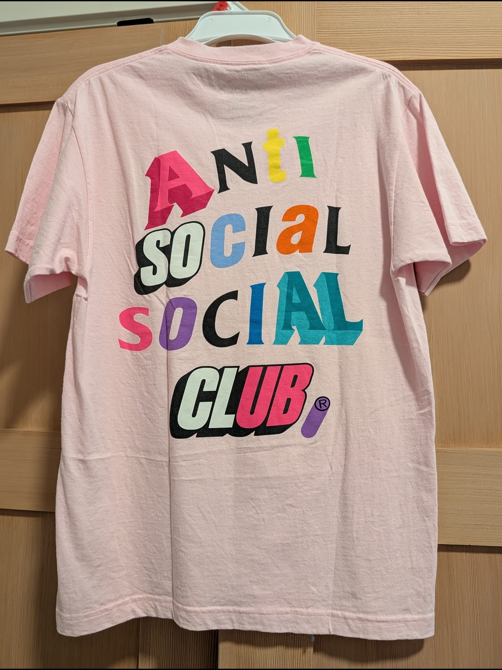 Anti Social Social Club Pink Logo Tee